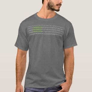 T-shirt Bioinformatique Séquence génomique Assemblage Anno