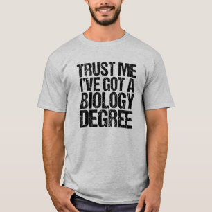 T-shirt Biologie amusante Grand diplôme Bio Humour enseign