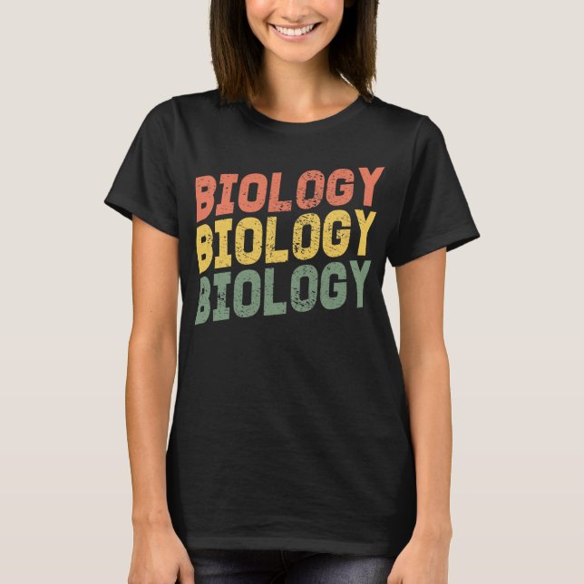 T-shirt Biologie biologie biologie (Devant)