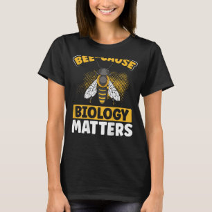 T-shirt Biologie de la cause des abeilles, important Rétro
