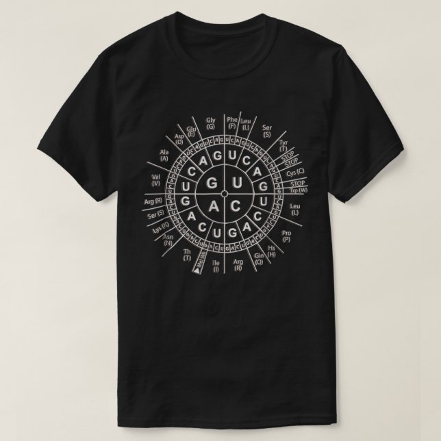 T-shirt Biologie géniale Code génétique Sun (Design devant)