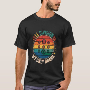 T-shirt Biologie Moléculaire Rétro Mitose Humour Nerd Cell