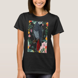 T-shirt Biologiste biologiste des perroquets gris d'Afriqu