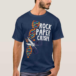 T-shirt Biologiste de l'ADN de Crispr en papier de roche G