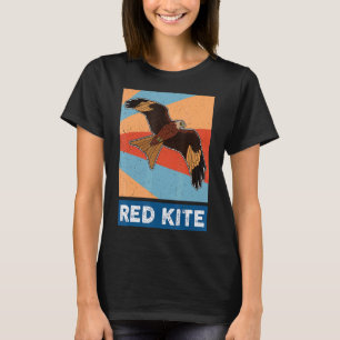 T-shirt Biologiste des cerfs-volants rouges Ornithologiste