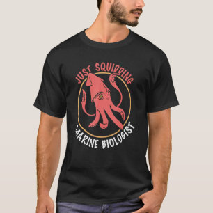 T-shirt Biologiste Marine Squid Biology St