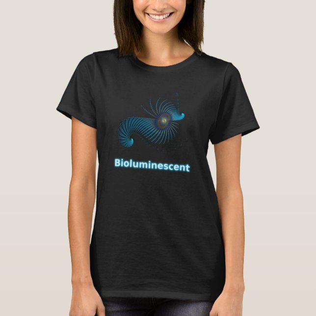 T-shirt Bioluminescent Alien Sea Creator (Devant)