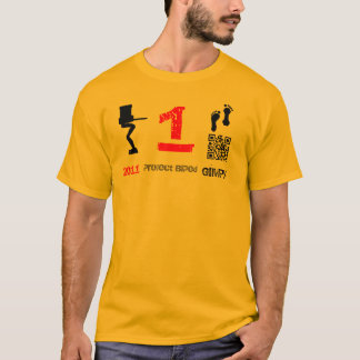 T-shirt Bipède de projet GIMPy