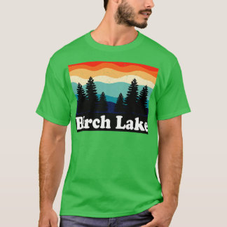 T-shirt Birch Lake Alaska Retro