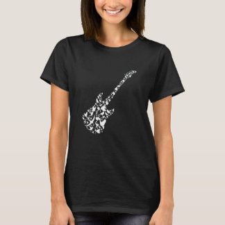 T-shirt Bird Guitare Rock Music Fan Guitariste Guitare Pla