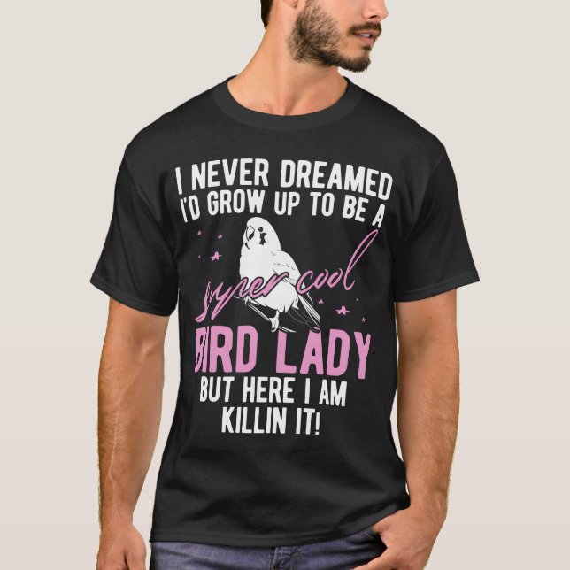 T-shirt Bird maman ondulé sittidon oiseau amoureux ami (Devant)