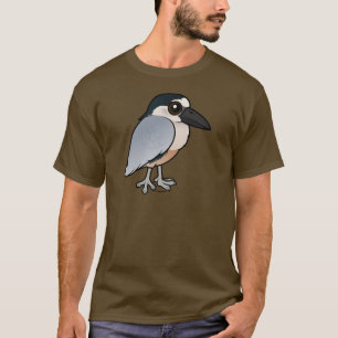 T-shirt Birdorable Bateau-a affiché le héron