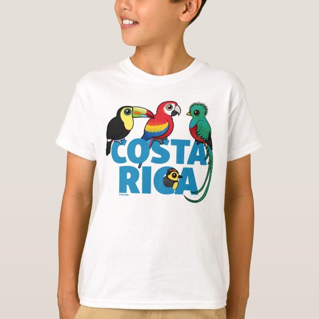 T-shirt Birdorable Costa Rica (Devant)