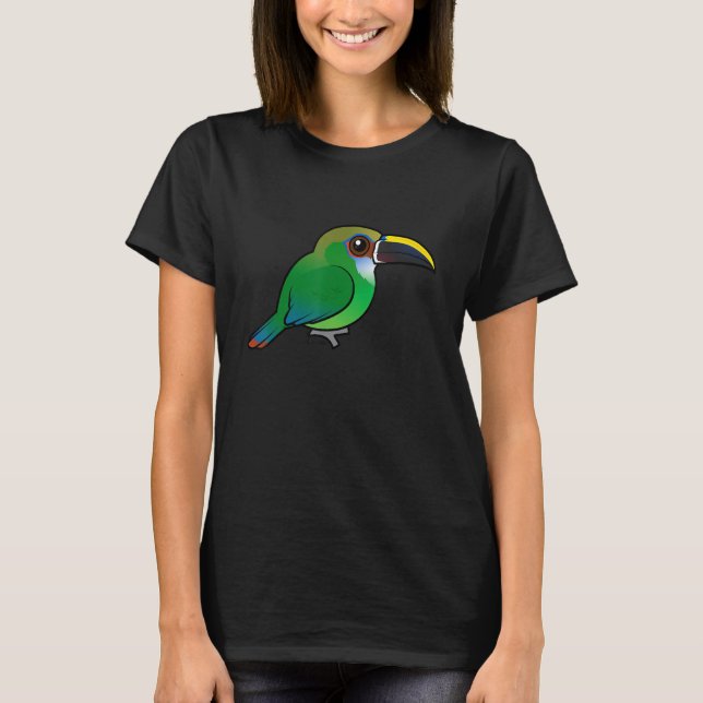 T-shirt Birdorable Northern Emerald Toucanet Cute Little T (Devant)