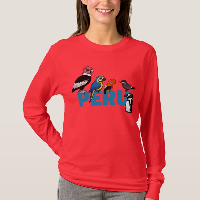 T-shirt Birdorable Pérou (Devant)
