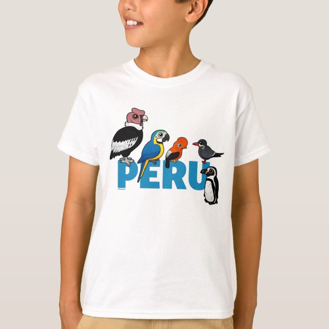 T-shirt Birdorable Pérou (Devant)