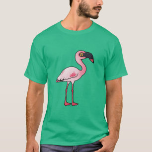 T-shirt Birdorable peu de Flamant rose