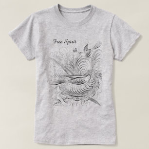 T-shirt Birds & Butterfly (Esprit Libre)
