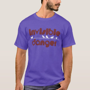 T-shirt Birds Danger Invisible fille