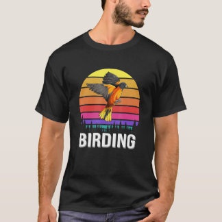 T-shirt Birdwatcher vintage Au Coucher Du Soleil