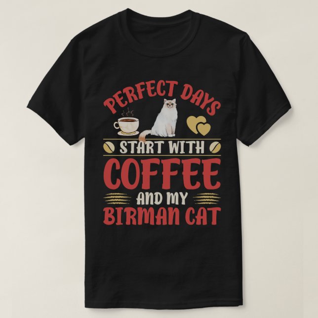T-shirt Birman Cat (Design devant)