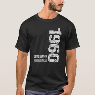 T-shirt Birthday Born 1960 Awesome since 1960 Vintage
