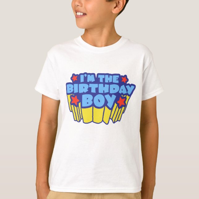 T-shirt Birthday Boy (Devant)