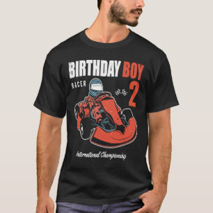 T-shirt Birthday Boy 2 Years 2nd Birthday Go Karting R