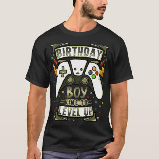 T-shirt Birthday Boy Time to Level Up Video Game Birthday 