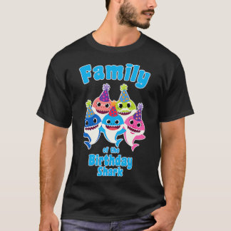 T-shirt Birthday Shark Baby Shark Correspondance s Family