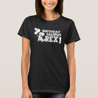 T-shirt Birthdaysaurus Rex 1 dinosaure 1er anniversaire de