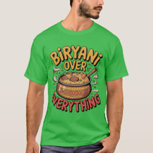 T-shirt Biryani Sur Tout Ce Qui Est Amusant Typographie Du