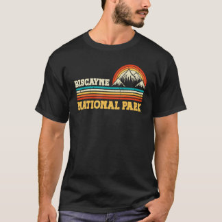 T-shirt Biscayne National Park Mountain Trees & Sun Campin