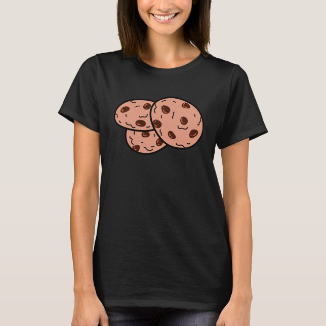 T-shirt Biscuit chocolat biscuit dans la cuisine pour les  (Devant)