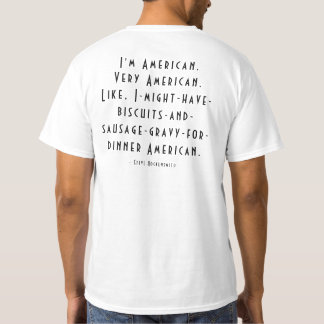 T-shirt Biscuits Américains Et Gravés Pour Le Dîner