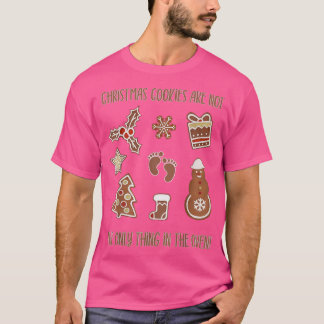 T-shirt Biscuits de Noël amusants en Grossesse bébé au fou