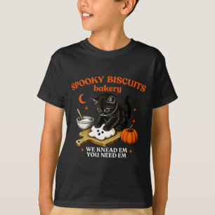 T-shirt Biscuits pour chat saison effrayante biscuits effr