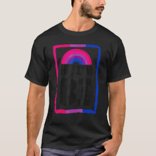 T-shirt Bisexual Bi Pride Drapeau Hi I'm Bi