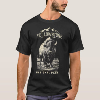 T-shirt Bison américain de Yellowstone National