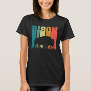 T-shirt Bison américain pour les hommes et les femmes