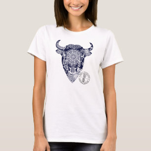 T-shirt Bison pour des dames de CantWearThis