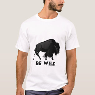 T-shirt Bison Sauvage