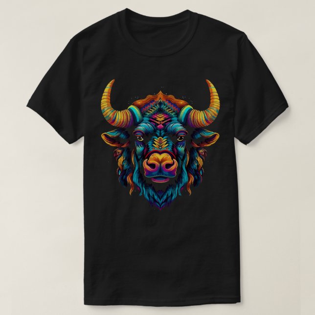 T-shirt Bison souriant (Design devant)