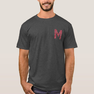 T-shirt Bisous Letter M
