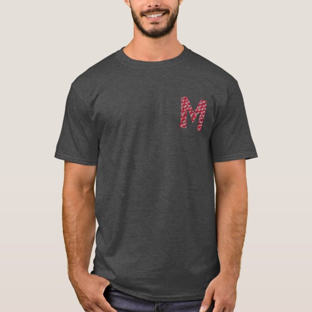 T-shirt Bisous Letter M (Front)