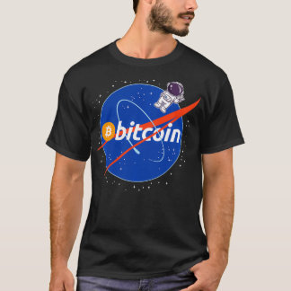 T-shirt Bitcoin à la lune Astronaut Crypto Cryptocurrc