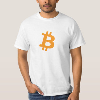 T-shirt Bitcoin B orange (chemise de LQ)