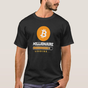 T-shirt Bitcoin Crypto Millionaire Chargement de crypto-mo