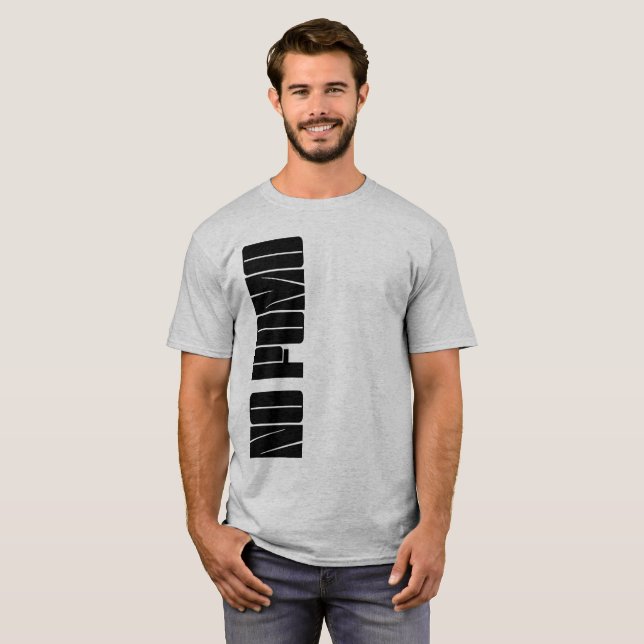 T-Shirt Bitcoin Crypto Pas de FOMO (Devant entier)