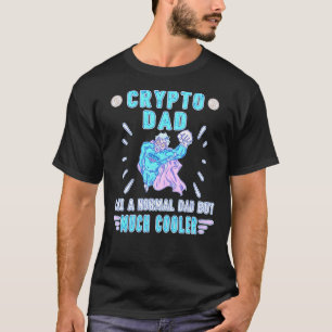 T-shirt Bitcoin Crypto Père Papa Trader Crypto
